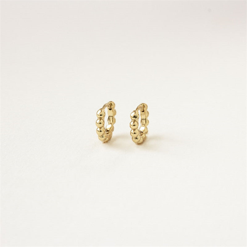 Life is a circle |  Gold Earrings Piercing